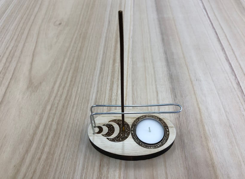 Quemador palo santo fases lunares